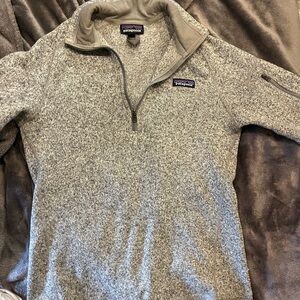 Patagonia Women's Zip-Up Gray Sweater